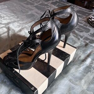 L.A.M.B Sexy Black High Heels